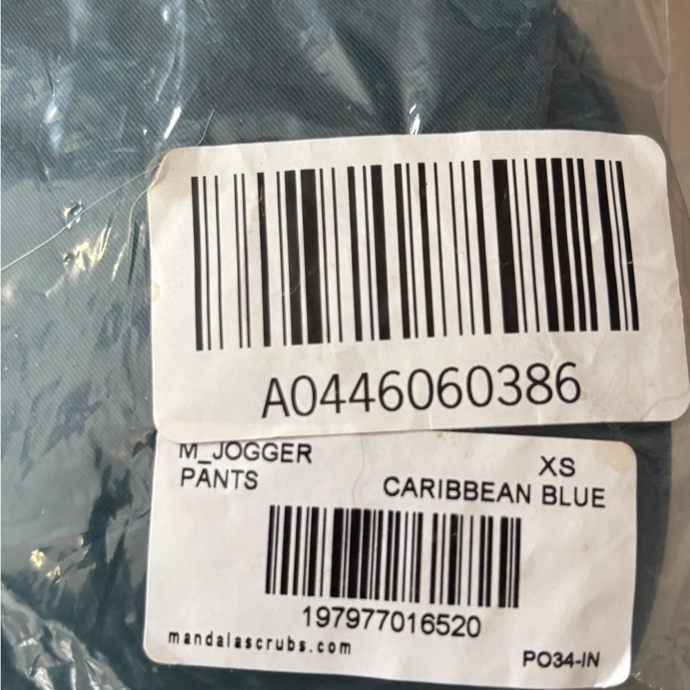 Mandala Caribbean Blue Jogger Pants